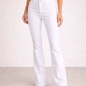 7 For All Mankind White Bootcut Jeans Size 29 | Stretch Denim Mid Rise NWOT